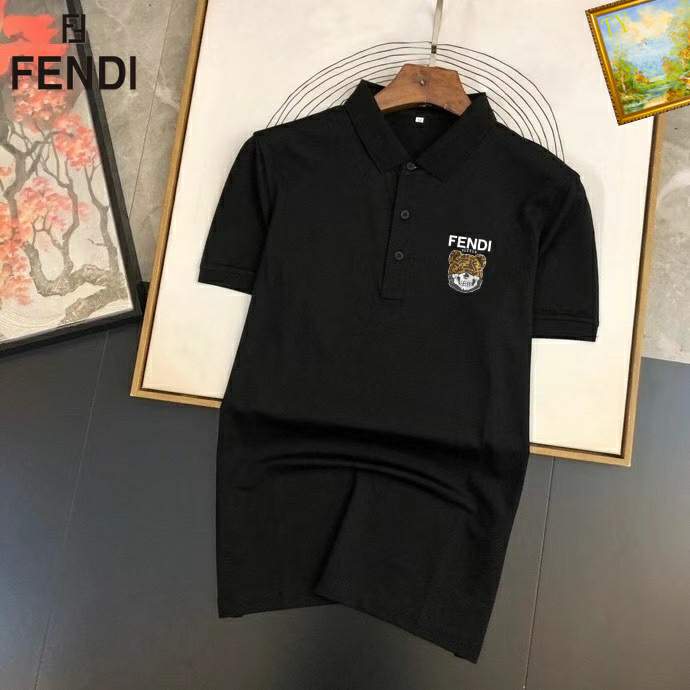 Picture of Fendi Polo Shirts Short _SKUFendiM-4XL25tn2528077